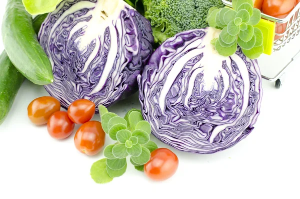 Ingrediente vegetal cru fresco variado — Fotografia de Stock