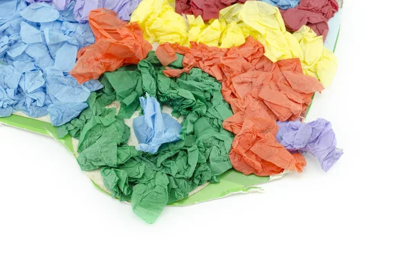 soyut resim kartı üzerinde dikey renk Paper