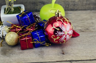 Noel süslemeleri kırpılmış görüntü