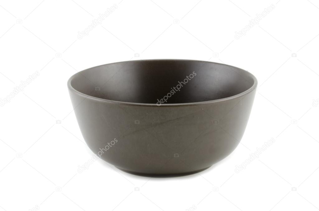 dark brown bowl