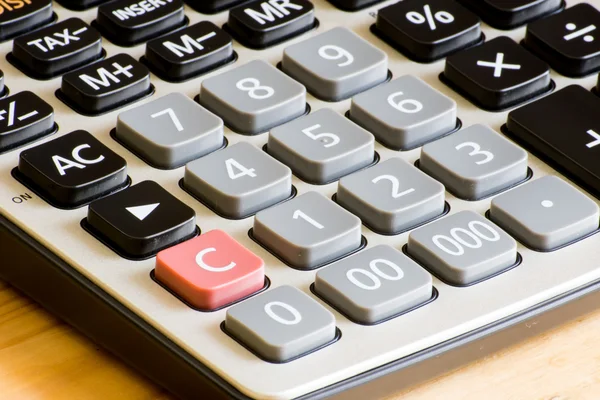 De calculator sloot op num pad — Stockfoto