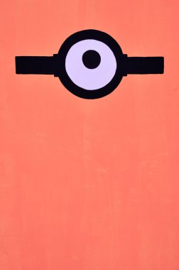 Mercan tek gözlü arka planını renklendirin