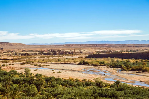 Γραφική Άποψη Ενός Διάσημου Moroccan Berber Χωριό Στη Μέση Της — Φωτογραφία Αρχείου