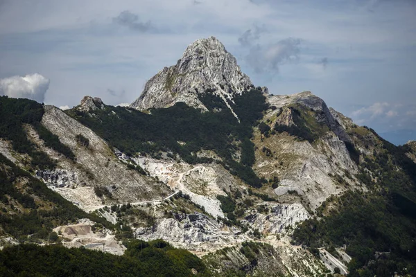 Apuanische Alpen Und Höhlen Aus Carrara Marmor Toskana Val Serenaia — Stockfoto