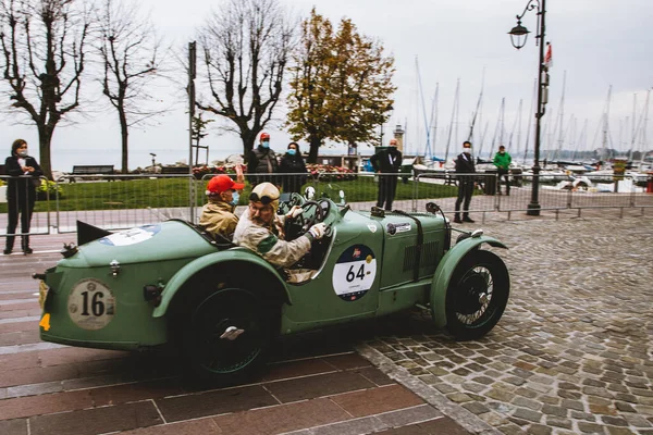 Desenzano Del Garda Μπρέσια Ιταλία Οκτωβρίου 2020 Παλιό Αγωνιστικό Αυτοκίνητο — Φωτογραφία Αρχείου