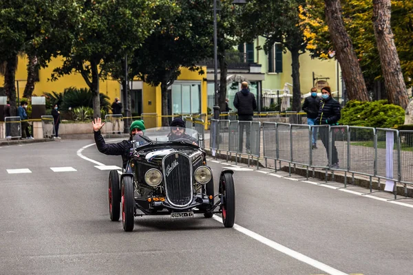 Desenzano Del Garda Μπρέσια Ιταλία Οκτωβρίου 2020 Παλιό Αγωνιστικό Αυτοκίνητο — Φωτογραφία Αρχείου