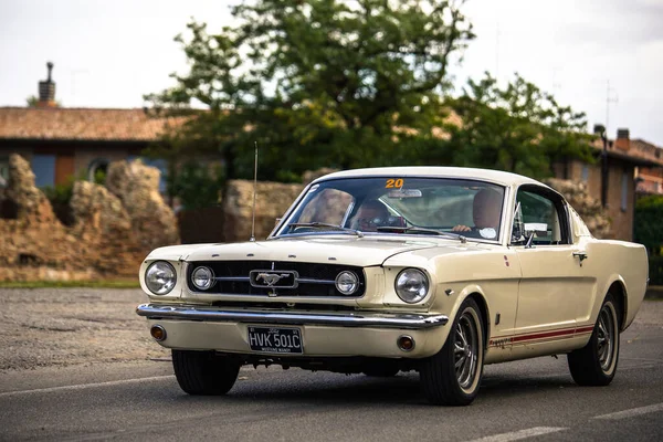 Scandiano Italy October 2020 Ford Mustang 1965 Old Racing Car — Stock Photo, Image