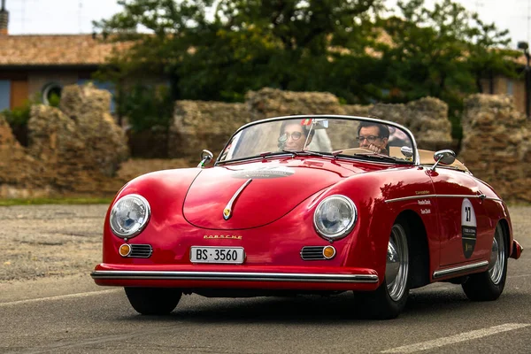 Scandiano Italie Octobre 2020 Porsche 356 Roadster 1962 Une Vieille — Photo