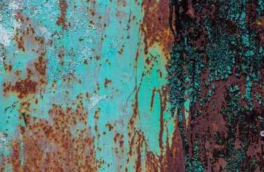 Eski demir ve kırık boya arka plan