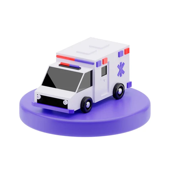 Icon Ambulance Medical Equipment — Stock Photo, Image