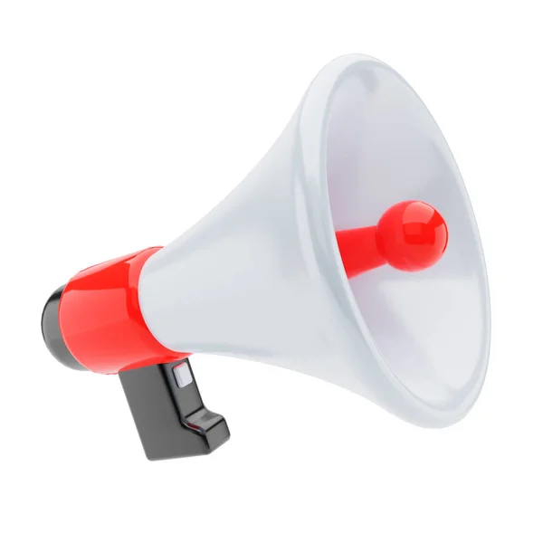 Render Megaphone Loundspeaker — Stock Photo, Image