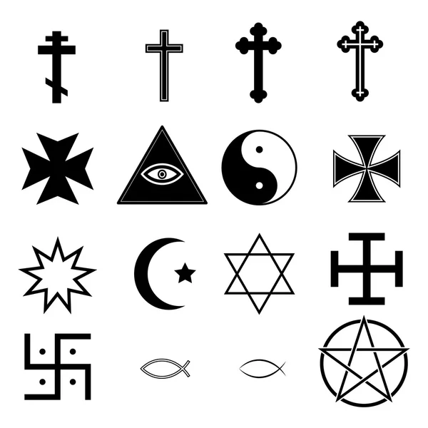 Religieuze iconen — Stockvector