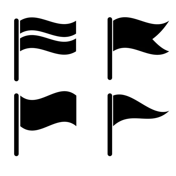 Iconos de bandera — Vector de stock