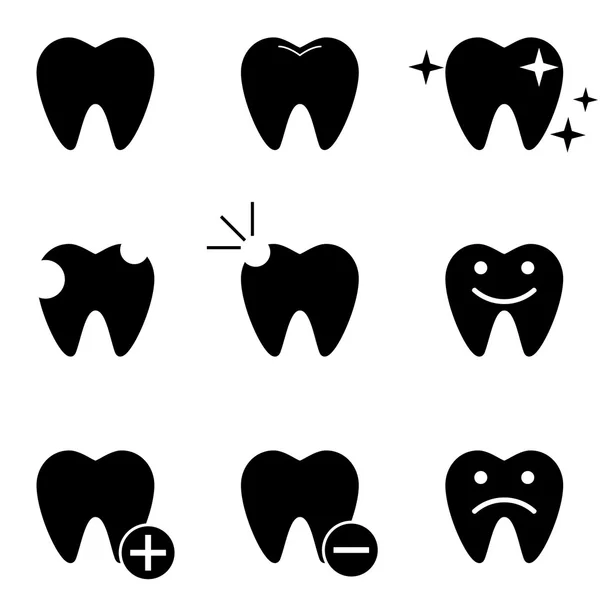 Diş, diş simgeler vektör