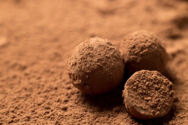 İştah açıcı çikolata şekerlemelerde