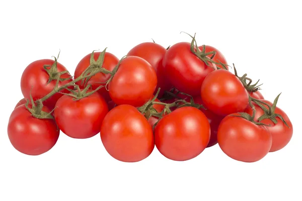 Red tomatoes on a branch — Stock Photo, Image