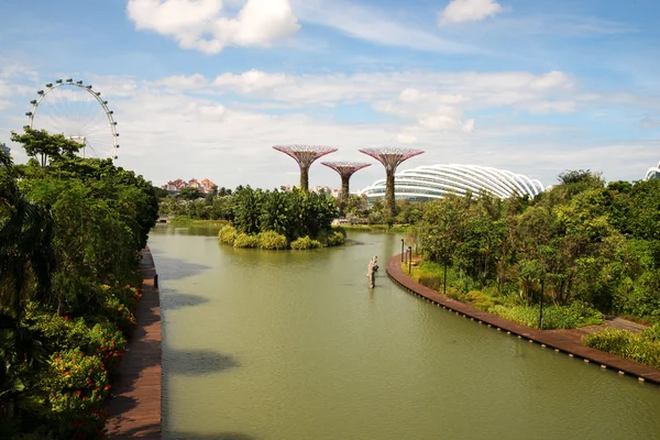 Singapur - Singapur Mart ayında Bay tarafından March,2016.Gardens,