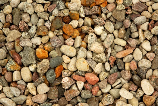 Pedra de cascalho colorida e pequena — Fotografia de Stock