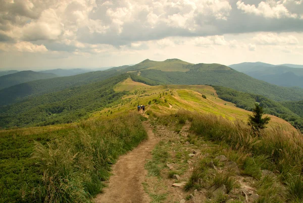Bieszczady yolundaki mountin