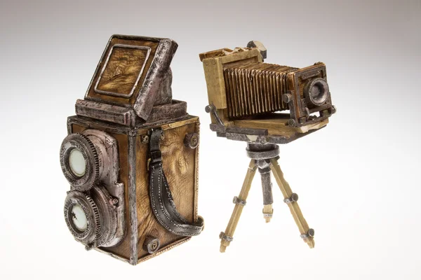 Two old cameras-models for collectors