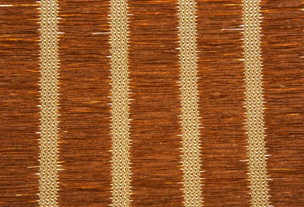 Brown strow mat texture with vertical patterns. — Stock Photo, Image