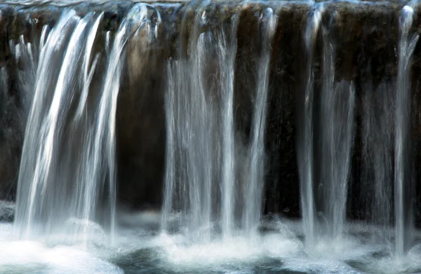 Poland.Small waterfall in the park.Horizontal — Stock Photo, Image