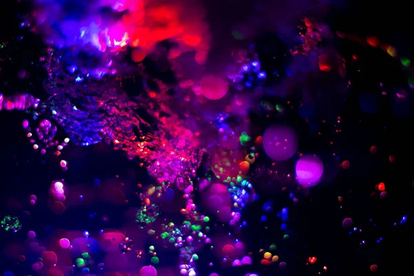 Цветная Текстура Воды Разноцветные Струи Воды Крупный План Воды Фонтана — стоковое фото