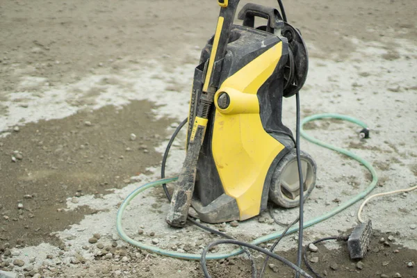 Spray Czyszczenia Maszyny Pralkę Urządzenie Zaopatrujące Wodę Pompa Elektryczna Brudne — Zdjęcie stockowe