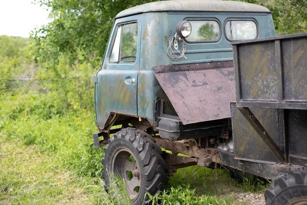 Geländewagen Russland Schlechtes Auto Hausgemachter Transport — Stockfoto