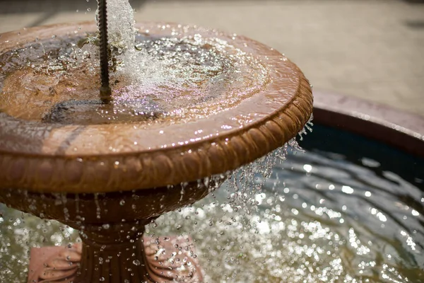 Une Fontaine Dans Rue Bol Fontaine Style Historique Architecture Parc — Photo