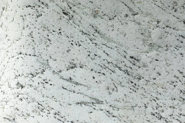 Tekstura Białego Kamienia Inkluzjami Czarnych Kropek Linii Powierzchnia Skały Jest — Zdjęcie stockowe