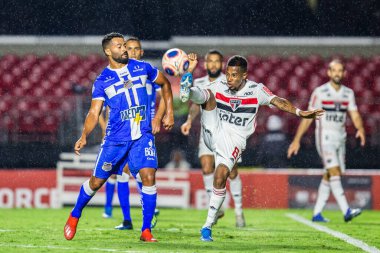 SAO PAULO, SP, BRAZIL: Brezilya 'daki iki Campeonato Brasileiro Srie A takımı arasında futbol maçı