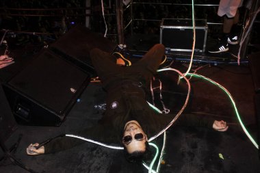 FLORIANOPOLIS, SC, 14.11.2019 - Şarkıcılar ve aktörlerle Folianopolis festivali 