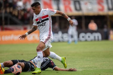 SAO PAULO, SP, BRAZIL: Brezilya 'daki iki Campeonato Brasileiro Srie A takımı arasında futbol maçı