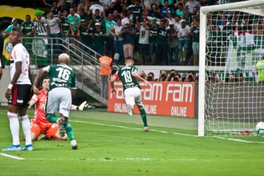 Copa Sul Americana 2019 Futbol Korintliler, Sao Paulo, Brezilya