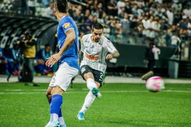 SAO PAULO - OCT 19, 2019: CORINTHIANS VS CRUZEIRO during the match between valid for the 27th round of the Brazilian Championship, at the Corinthians Arena in Itaquera