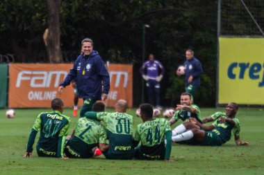 SAO PAULO, SP, BRAZIL: Brezilya 'daki iki Campeonato Brasileiro Srie A takımı arasında futbol maçı