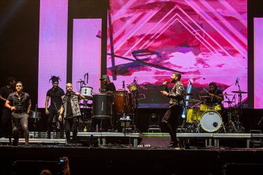 FLORIANOPOLIS, SC, 05.01.2020 - SHOW -SC - Sahne Müzik Parkı 'nda şarkıcı Dilsinho' nun gösterisi 