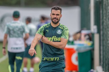 SAO PAULO, SP, BRAZIL: Brezilya 'daki iki Campeonato Brasileiro Srie A takımı arasında futbol maçı