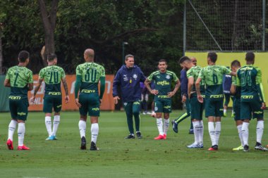 SAO PAULO, SP, BRAZIL: Brezilya 'daki iki Campeonato Brasileiro Srie A takımı arasında futbol maçı
