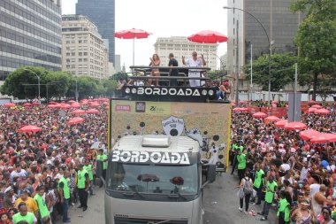 RUO DE JANEIRO, RJ, 12.01.2020 - BLOCO DE CARNAVAL - Bloco da Favorita Copacabana, Rio de Janeiro 