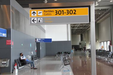 GuARULHOS, Sao Paulo - 11 Ocak 2020: bir salgın sırasında COVID 2019