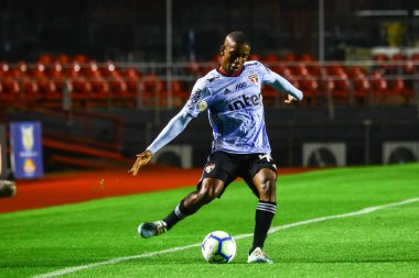 SAO PAULO - OCT 26, 2019: BRASILEIRAO - Match brasileirao, valid for the 21 round of the Brazilian Championship, at Estadio do Morumbi, west zone of Sao Paulo