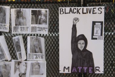 NEW YORK, 28 / 08 / 2020 - Siyahi HAYATLARI DURANTE O 57 ANIVERSARIO DA HISTORICA MARCHA DE MARTIN LUther King