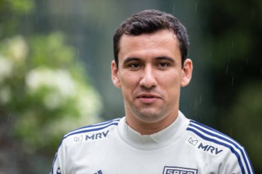 Sao Paulo - 3 Mart 2020: Sao Paulo takımının eğitimi sırasında. Eylem, Sao Paulo 'nun batısındaki Barra Funda' nın tomografisinde gerçekleştirildi.