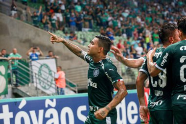 SAO PAULO, SP, BRAZIL: Brezilya 'daki iki Campeonato Brasileiro Srie A takımı arasında futbol maçı