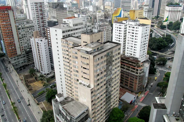 Вид Воздуха Центр Сан Паулу Сентября 2020 Года Сао Паулу — стоковое фото
