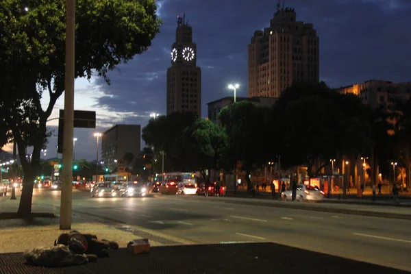 Movimento Delle Persone Centro Rio Janeiro Brasile — Foto Stock