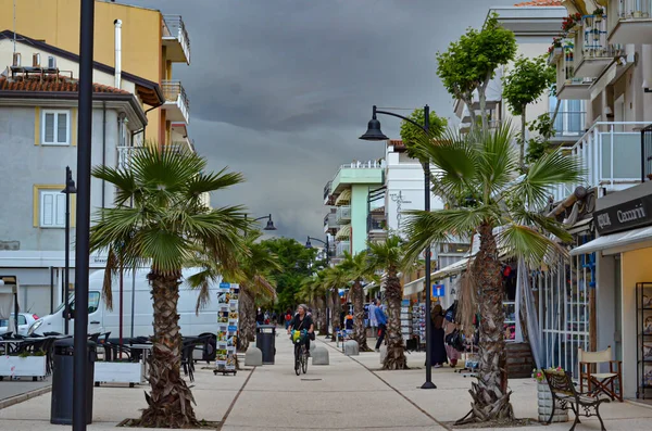 Rimini Ita 2020 Movimentacao Rimini Movimento Pessoas Cidade Italiana Rimini — Fotografia de Stock