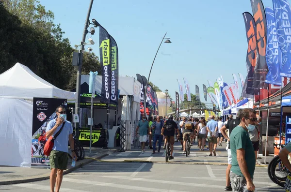 Int Italiensk Cykelfestival September 2020 Rimini Italien Italienska Cykelfestivalen Startade — Stockfoto